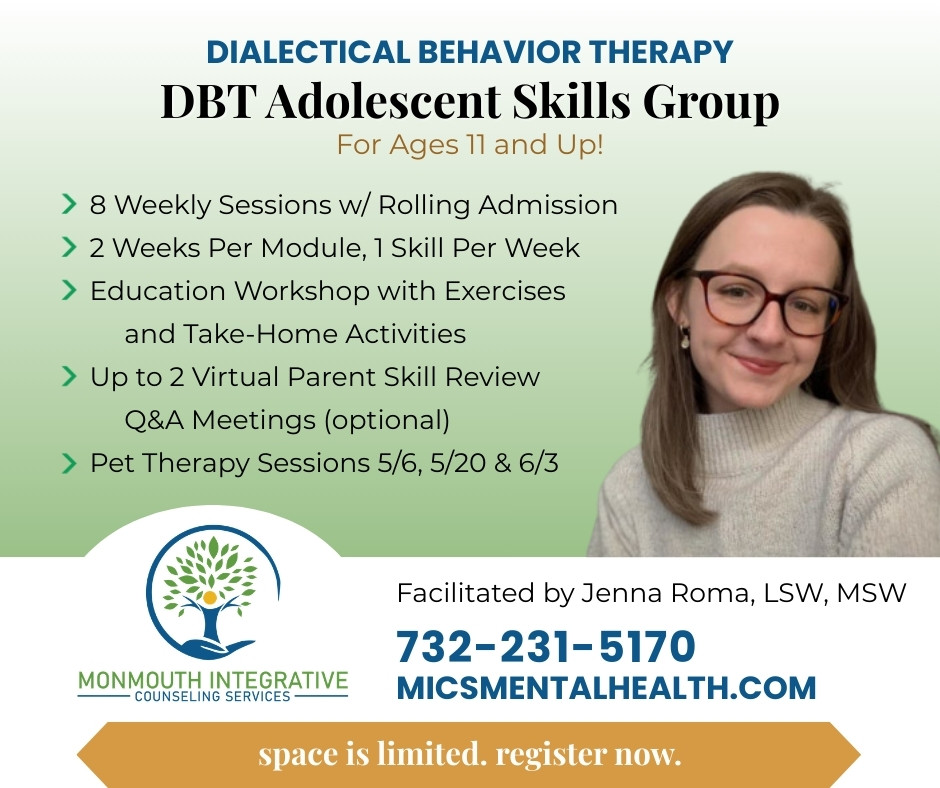 dbt teen group therapy in brick new jersey