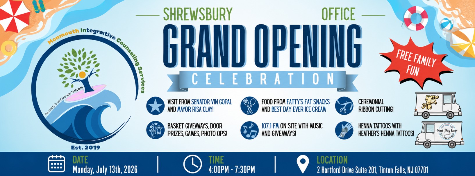 Grand Opening shrewsbury office july 13