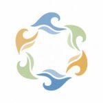 Icon illustration representing group therapy
